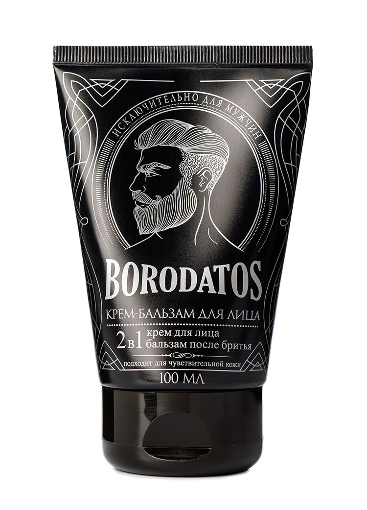 Крем-бальзам для лица 2 в 1 Borodatos